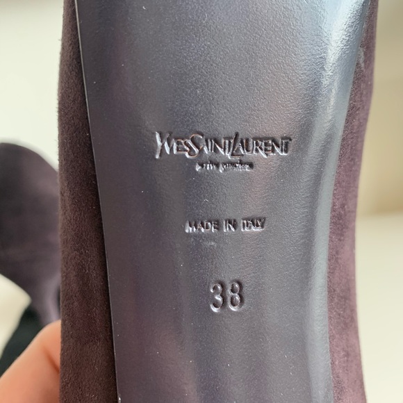 YSL Yves Saint Laurent Cap Toe Pump - Picture 8 of 8